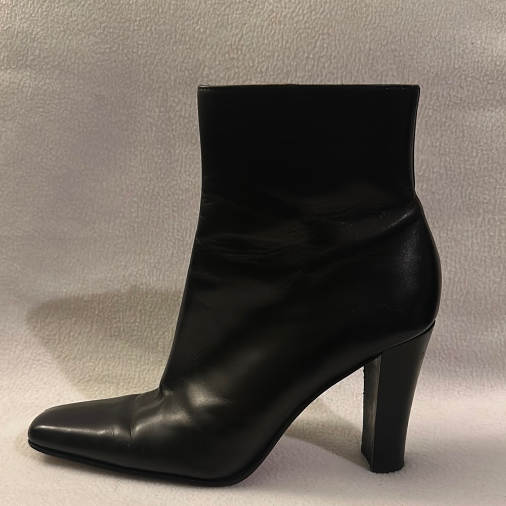charles david black short boots